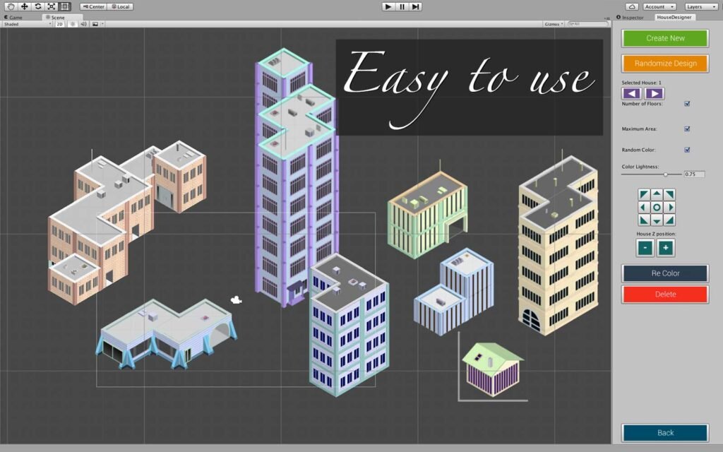 Isometric House Designer screenshot